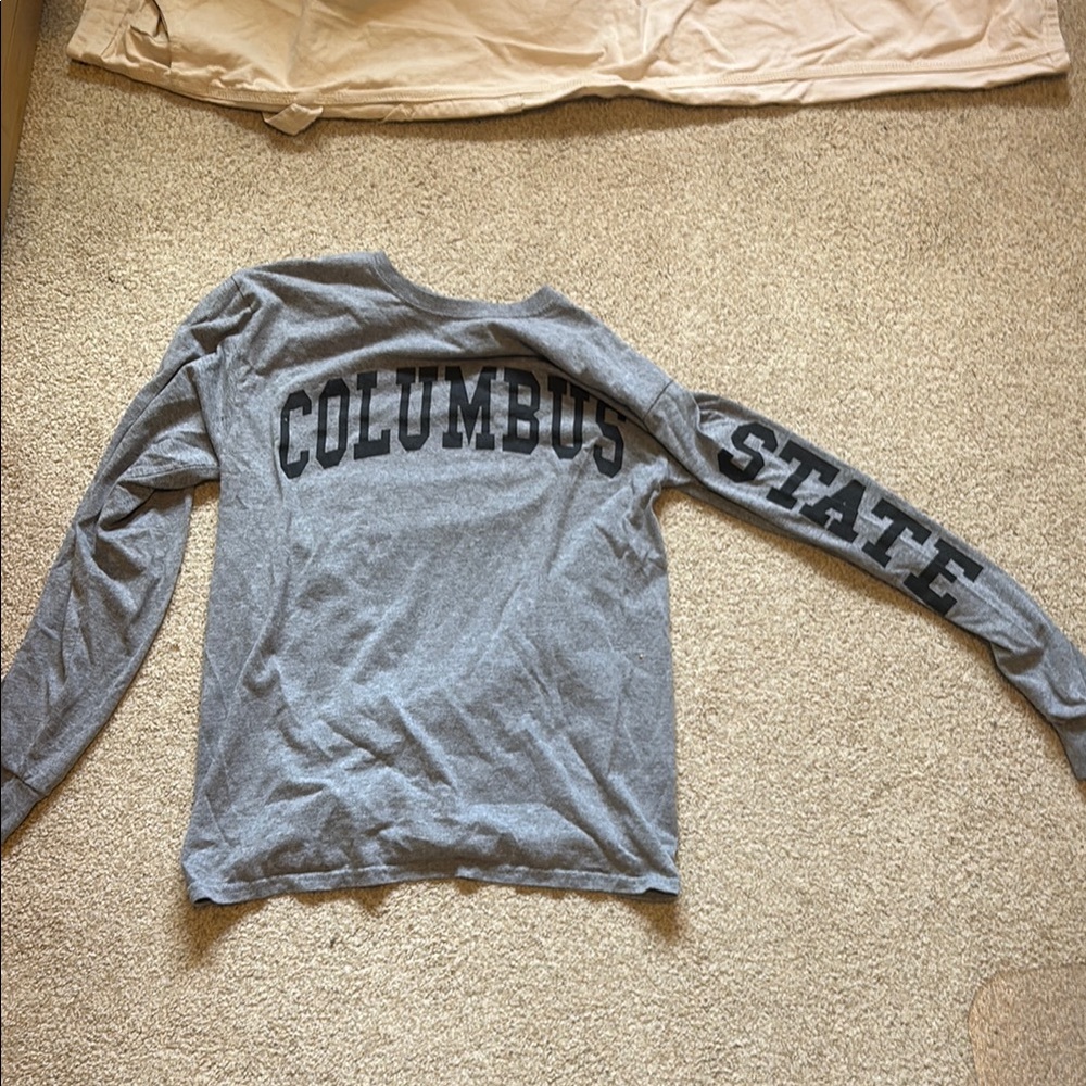 Gray Columbus State Long Sleeve Shirt